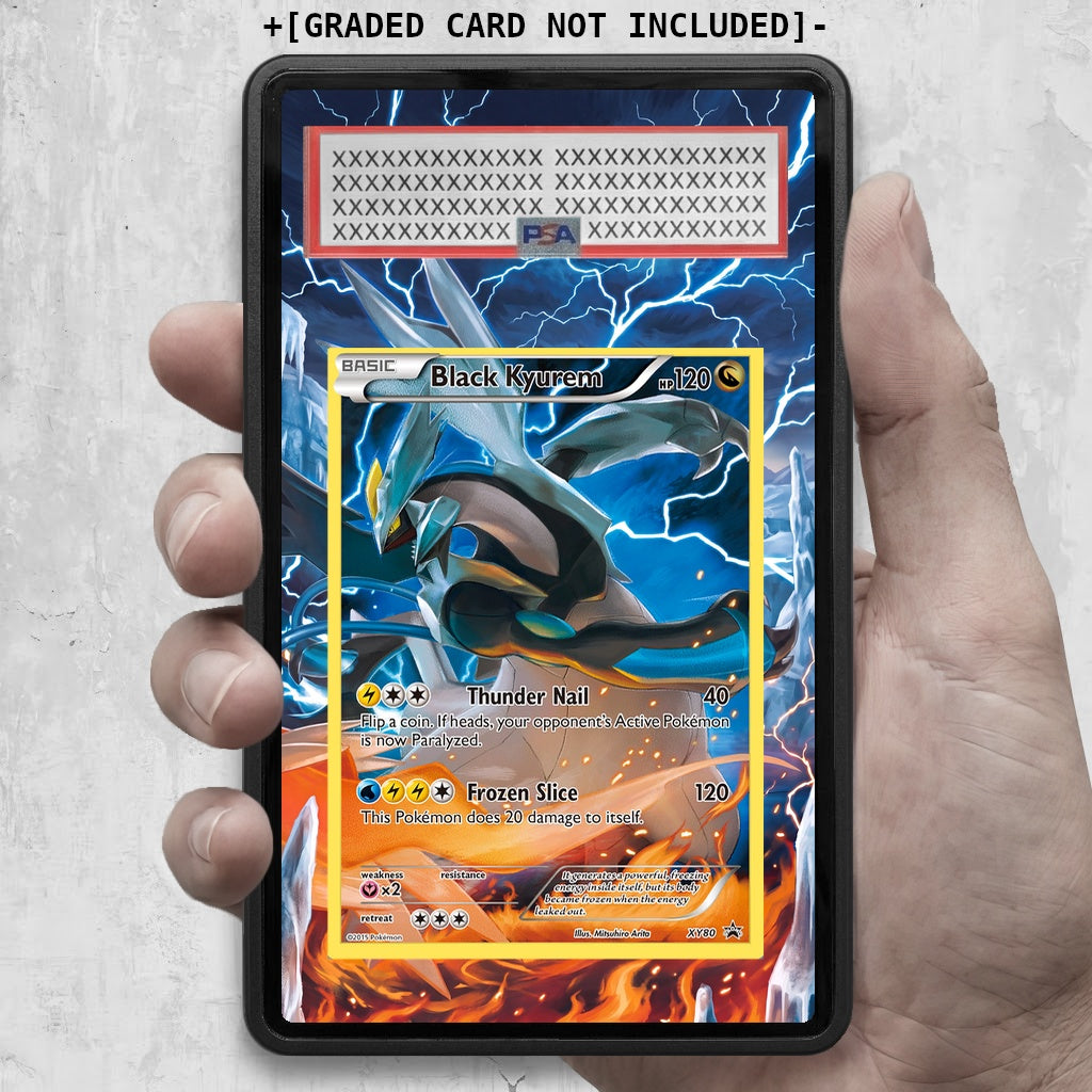 [UNIT: XY80/211] // Black Kyurem Extended Art Display Case - Graded