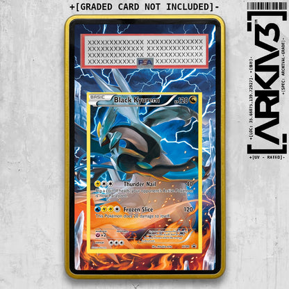 [UNIT: XY80/211] // Black Kyurem Extended Art Display Case - Graded