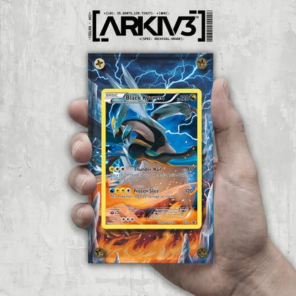 [UNIT: XY80/211] // Black Kyurem Extended Art Display Case - Raw