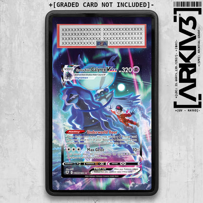 [UNIT: TG18/TG30] // Shadow Rider Calyrex VMAX Extended Art Display Case - Graded