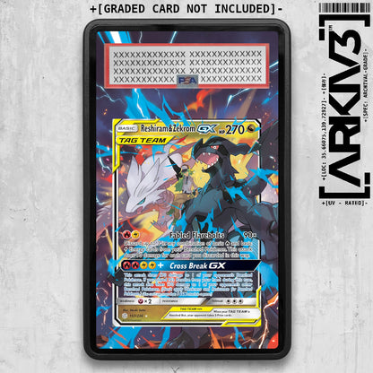 [UNIT: 157/236] // Reshiram & Zekrom GX Extended Art Display Case - Graded