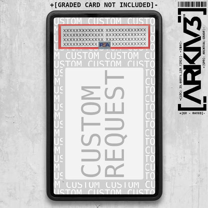 Custom Extended Art Display Case - Graded