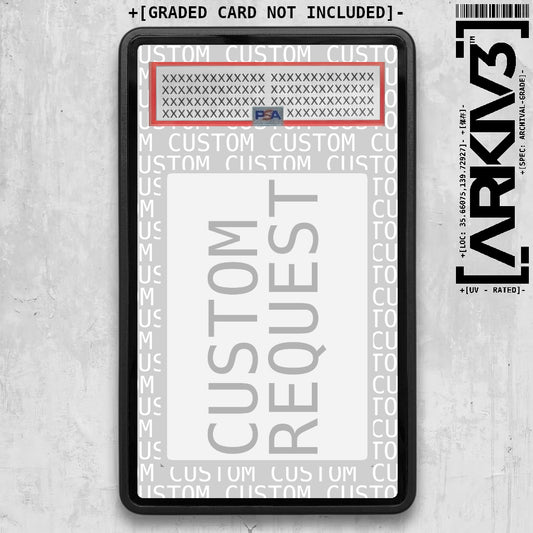 Custom Extended Art Display Case - Graded