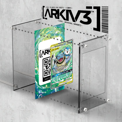 [UNIT: 215/236] // Blastoise & Piplup GX Extended Art Display Case - Raw