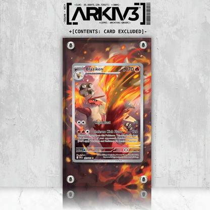 [UNIT: 192/182] // Blaziken Extended Art Display Case - Raw