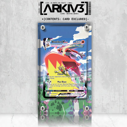 [UNIT: TG15/TG30] // Blaziken VMAX Extended Art Display Case - Raw