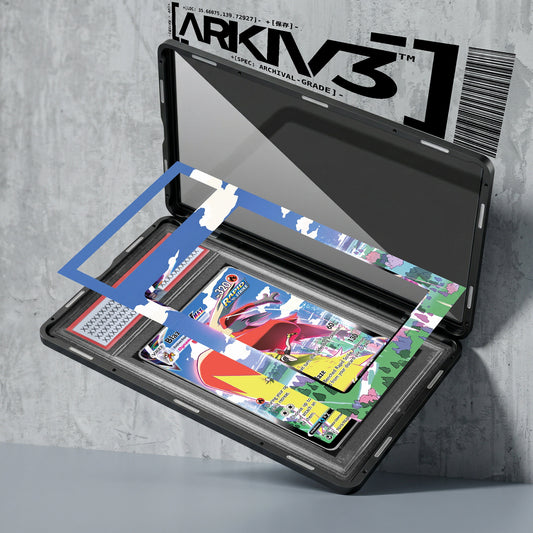 ARKIV3 PSA graded exploded mockup