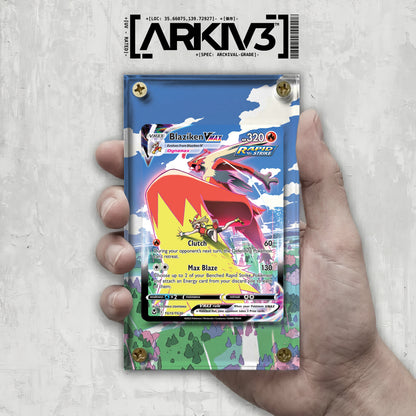 [UNIT: TG15/TG30] // Blaziken VMAX Extended Art Display Case - Raw