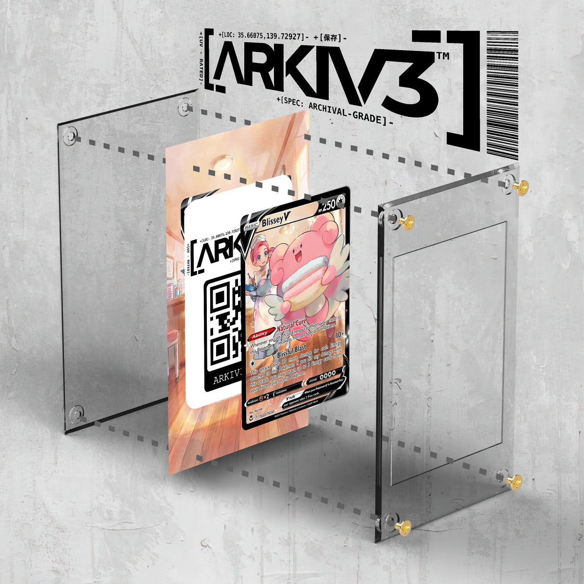 [UNIT: TG22/TG30] // Blissey V Extended Art Display Case - Raw