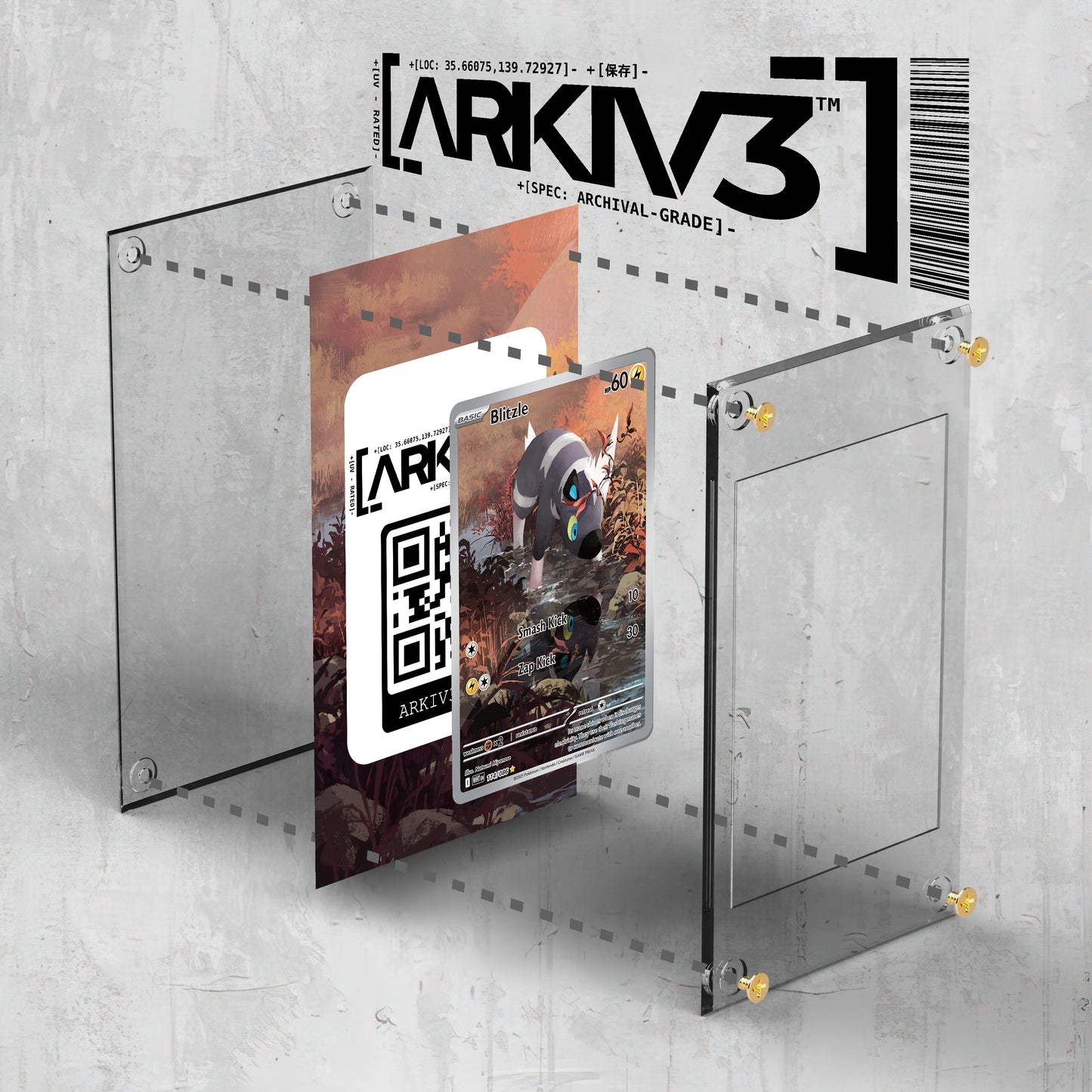 [UNIT: 114/86] // Blitzle Extended Art Display Case - Raw