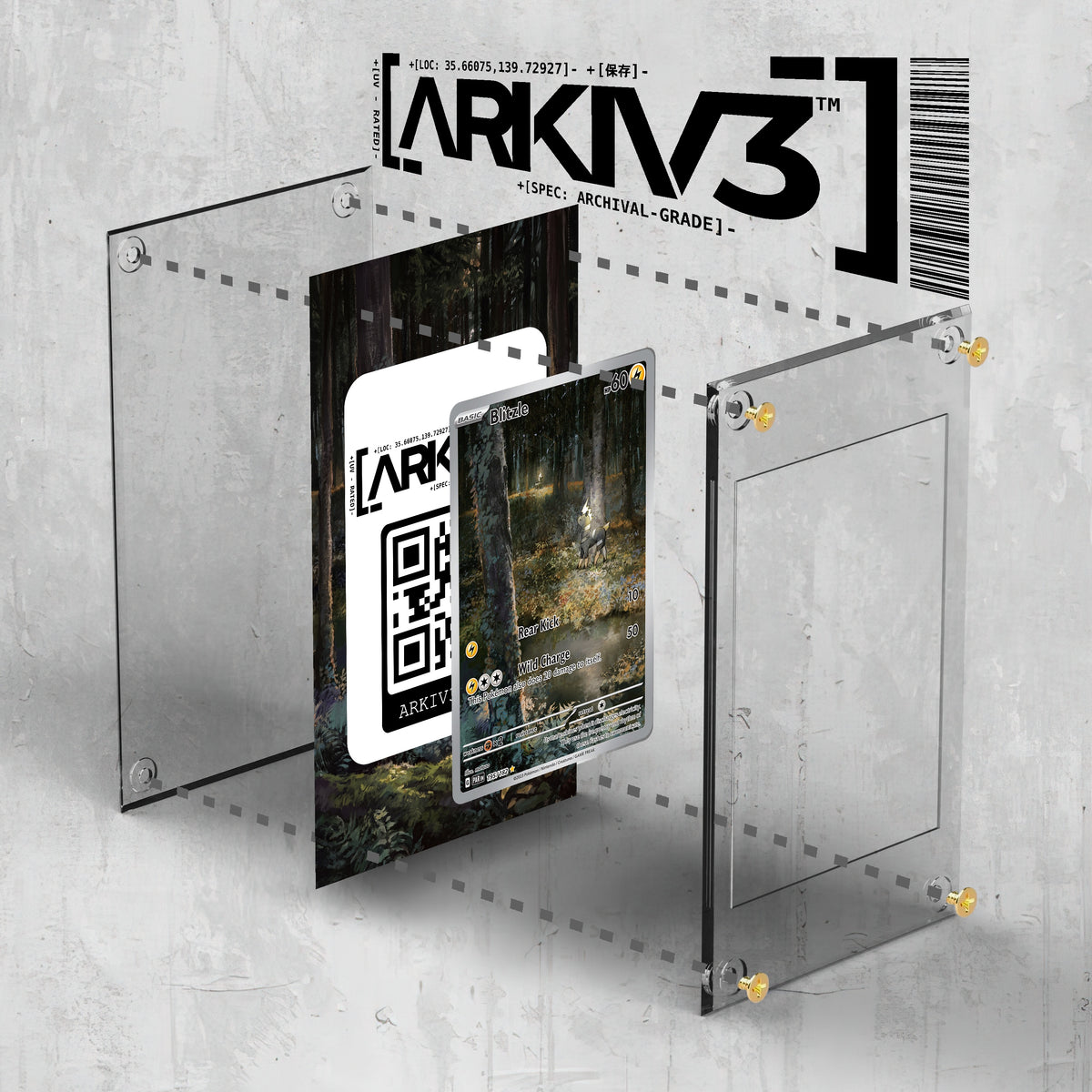 [UNIT: 195/182] // Blitzle Extended Art Display Case - Raw