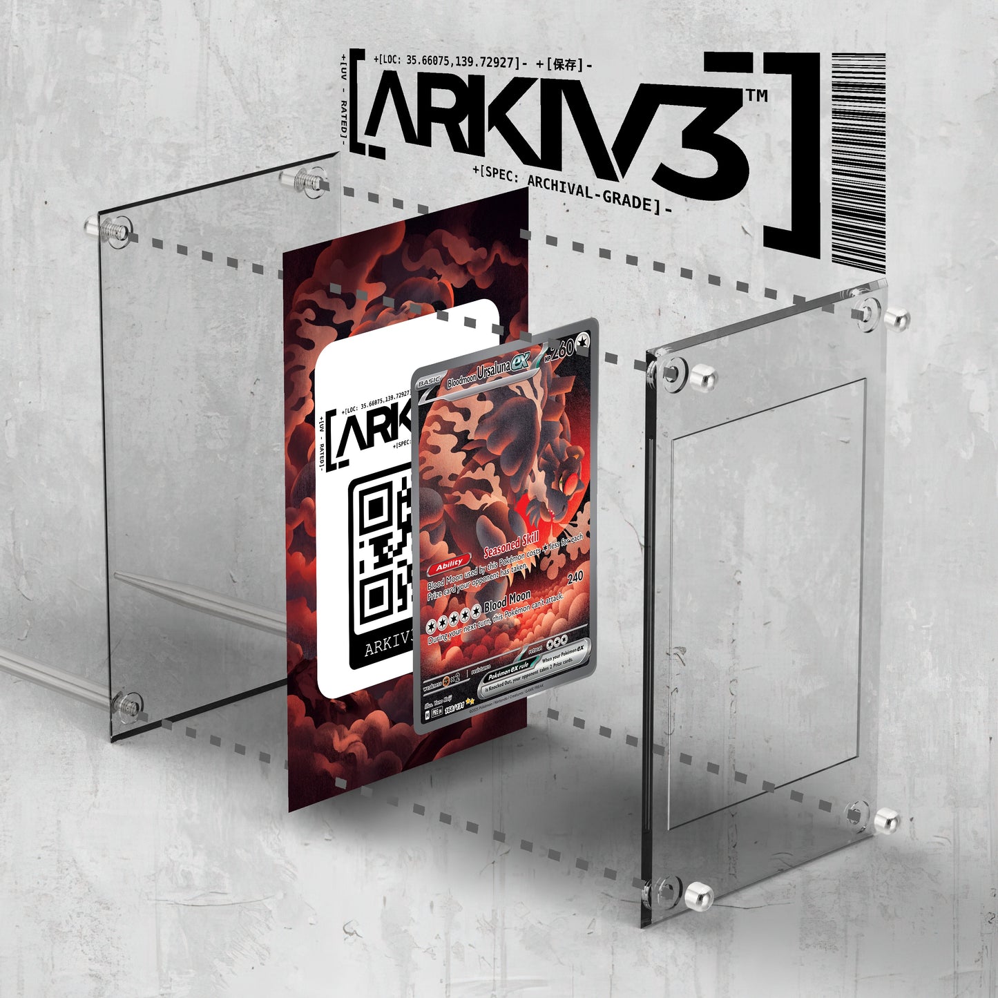 [UNIT: 168/131] // Bloodmoon Ursaluna ex Extended Art Display Case - Raw