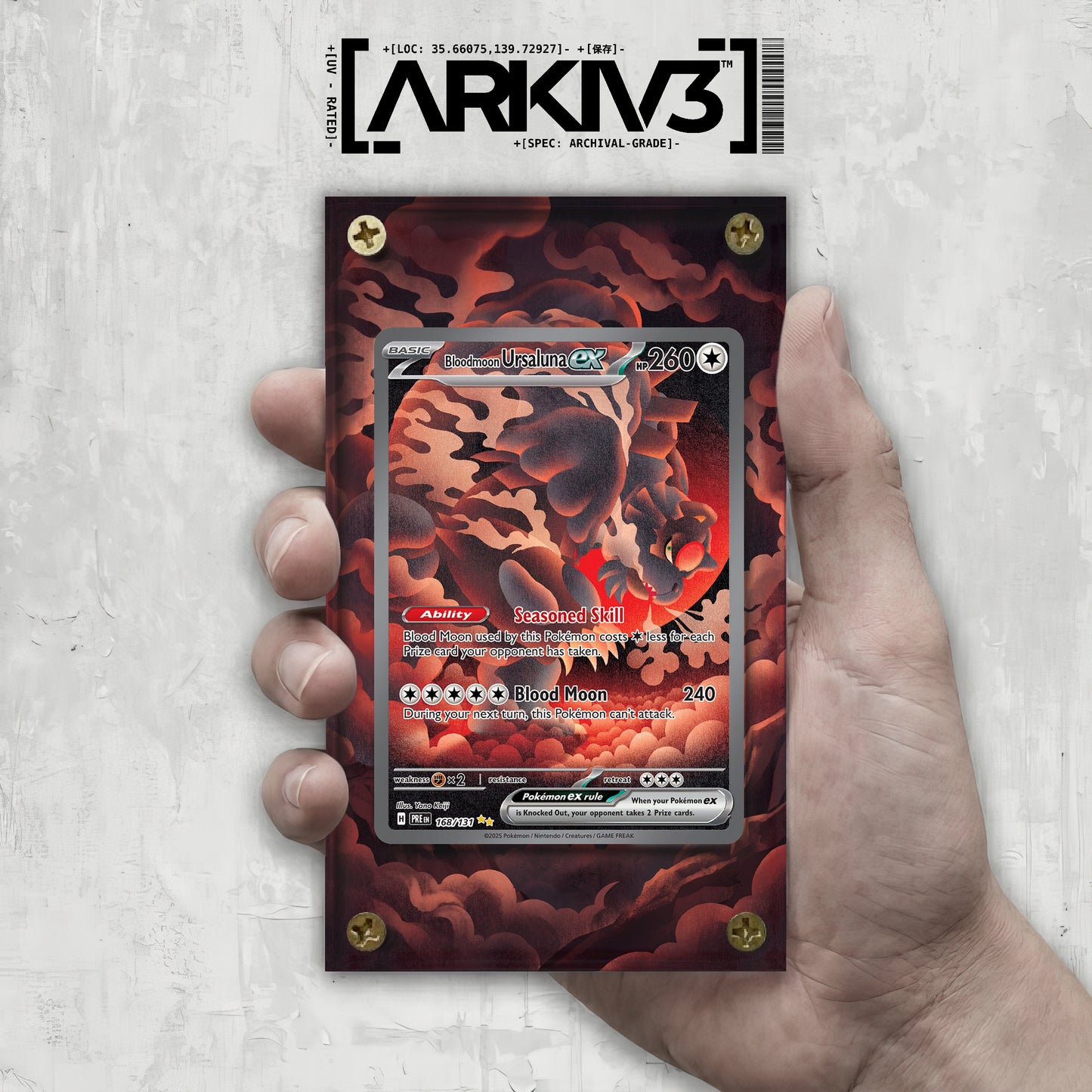 [UNIT: 168/131] // Bloodmoon Ursaluna ex Extended Art Display Case - Raw