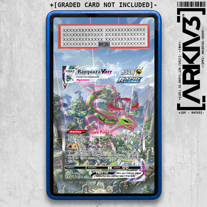[UNIT: 218/203] // Rayquaza Vmax Extended Art Display Case - Graded