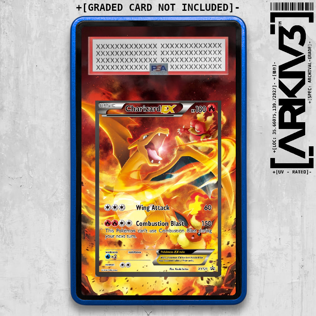 [UNIT: XY121] // Charizard EX Extended Art Display Case - Graded