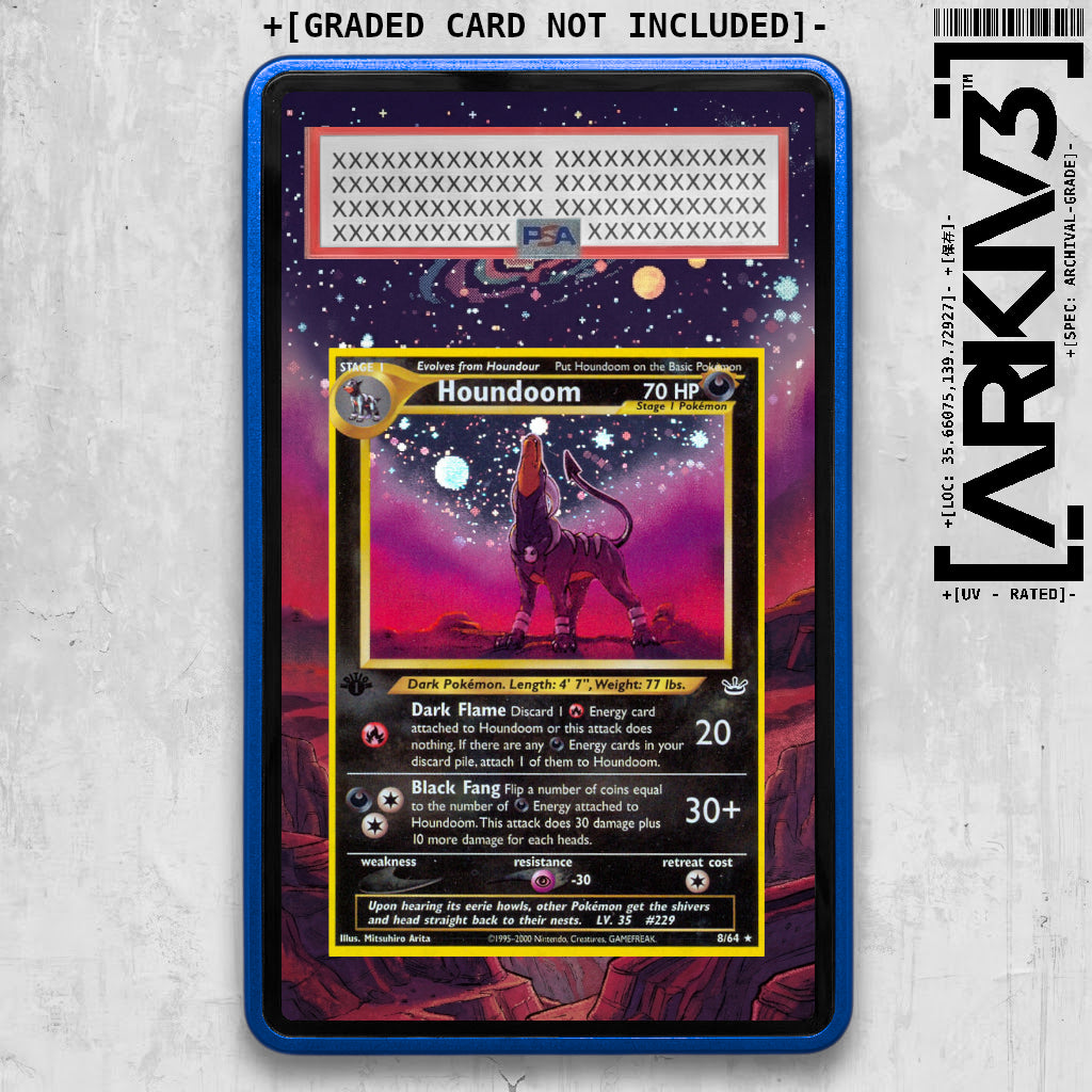 [UNIT: 8/64] // Houndoom Extended Art Display Case - Graded