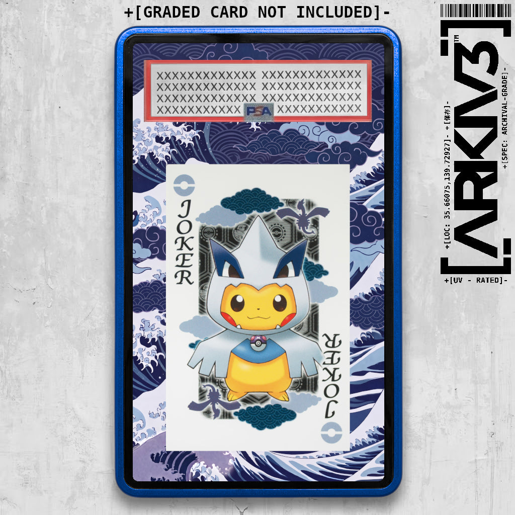 Maiko & Okuge Lugia Poncho Pikachu Joker Extended Art Display Case - Graded