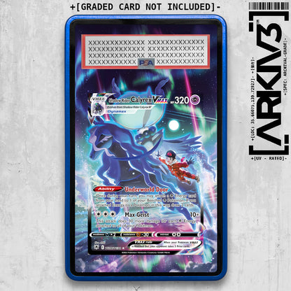 [UNIT: TG18/TG30] // Shadow Rider Calyrex VMAX Extended Art Display Case - Graded