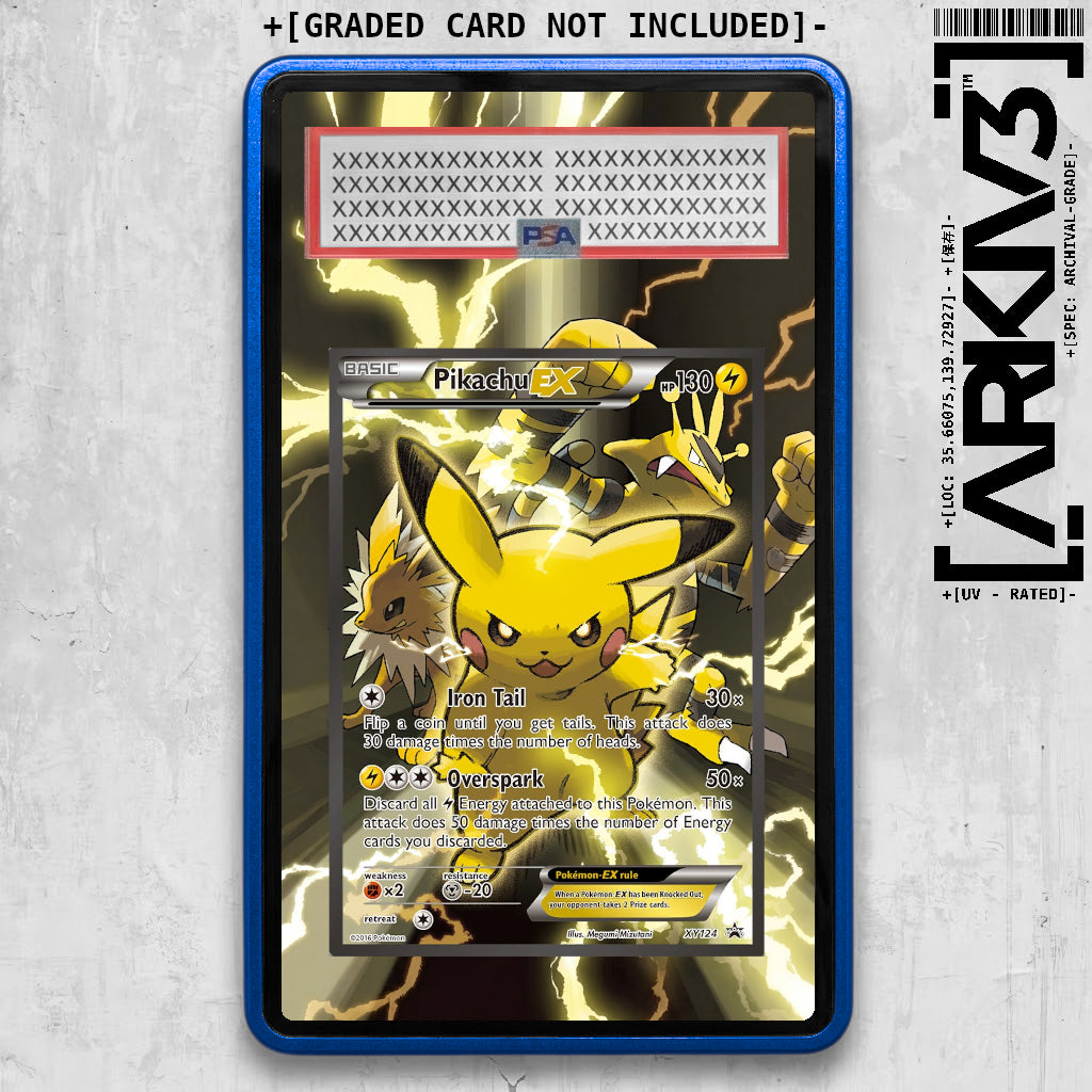 [UNIT: XY124] // Pikachu EX Extended Art Display Case - Graded