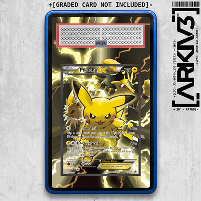 [UNIT: XY124] // Pikachu EX Extended Art Display Case - Graded