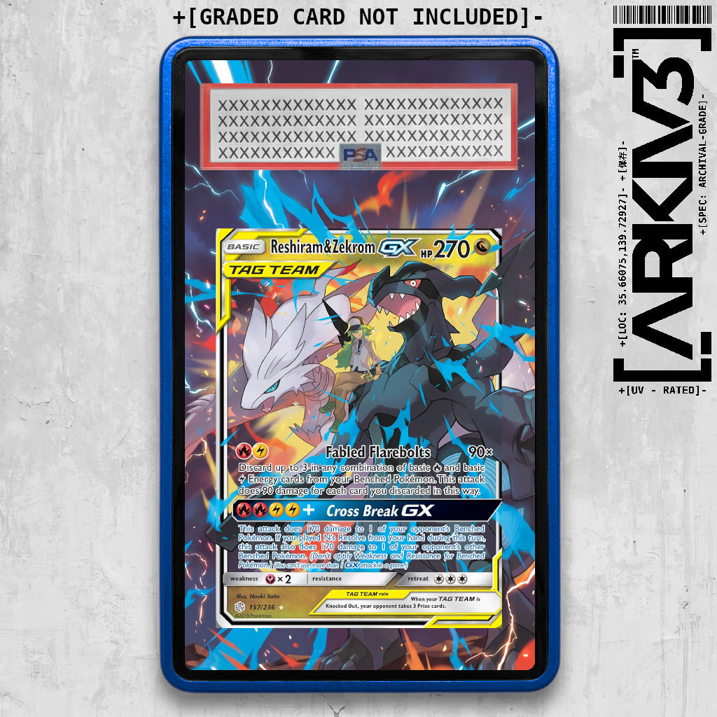 [UNIT: 157/236] // Reshiram & Zekrom GX Extended Art Display Case - Graded