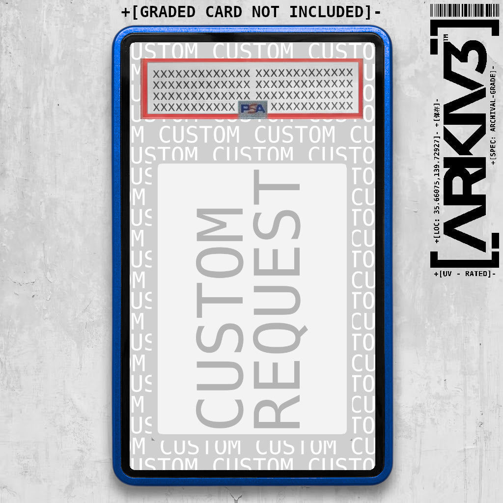 Custom Extended Art Display Case - Graded