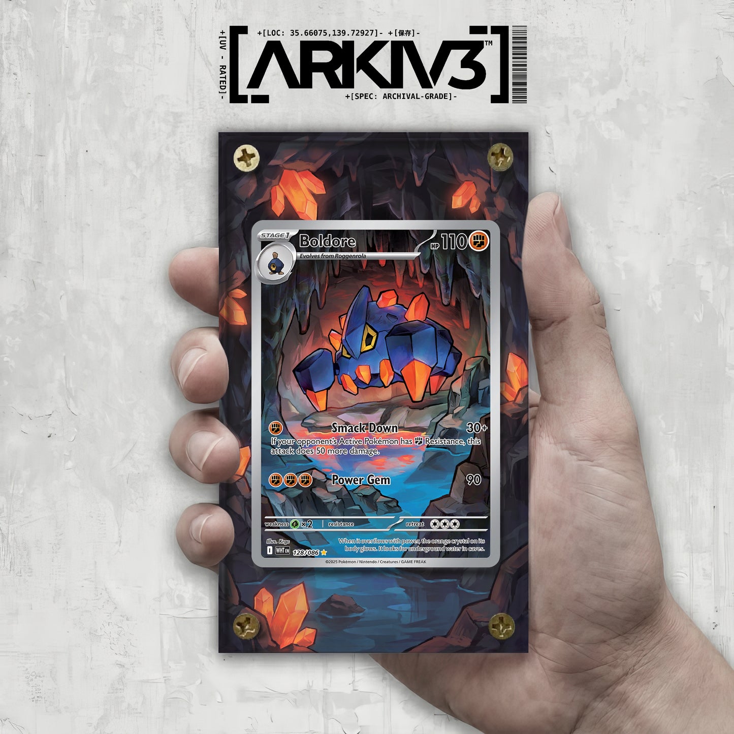 [UNIT: 128/86] // Boldore Extended Art Display Case - Raw