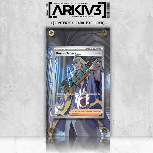[UNIT: 248/193] // Boss's Orders (Ghetsis) Extended Art Display Case - Raw