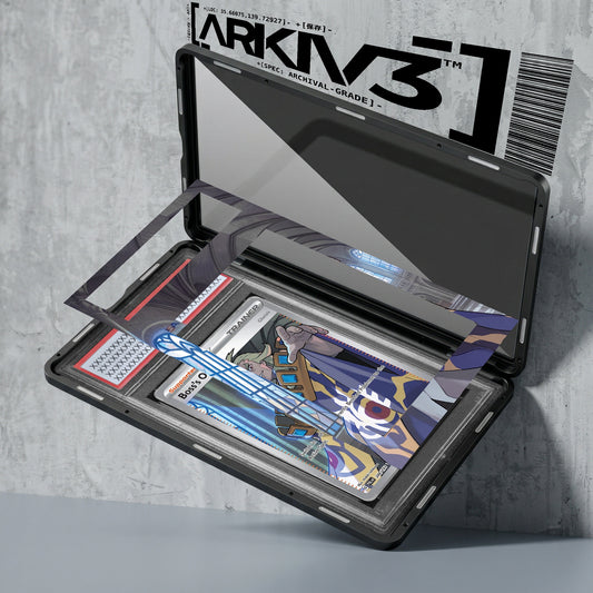 ARKIV3 PSA graded exploded mockup