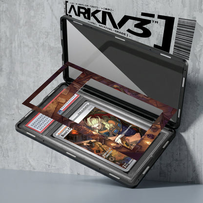 ARKIV3 PSA graded exploded mockup