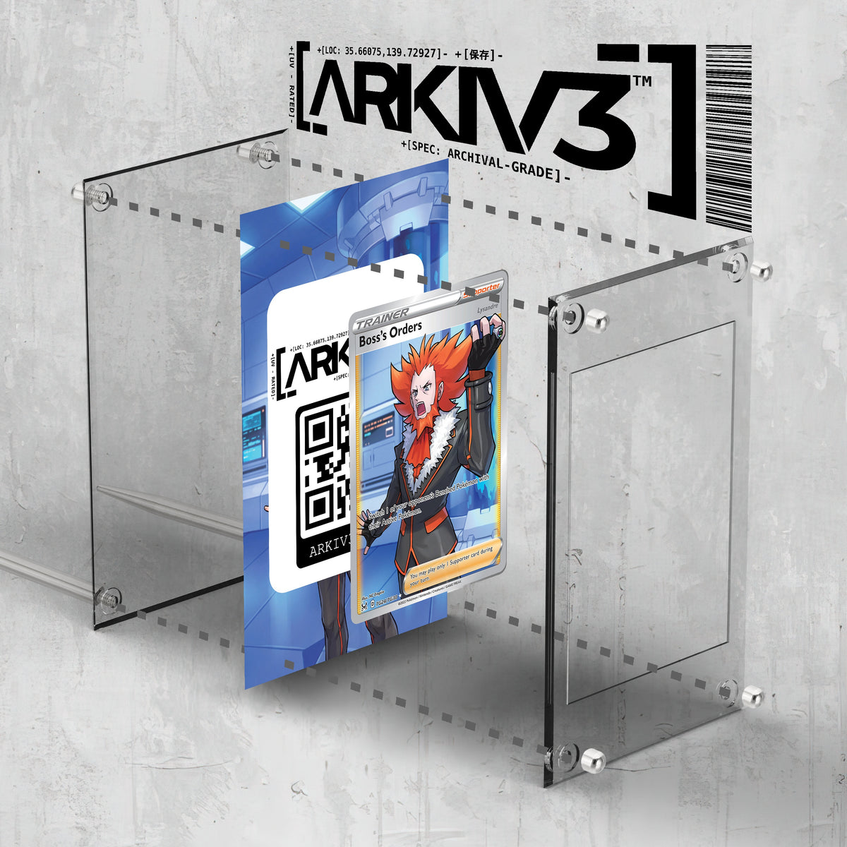 [UNIT: TG24/TG30] // Boss's Orders Extended Art Display Case - Raw