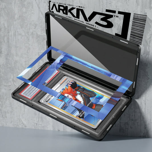 ARKIV3 PSA graded exploded mockup