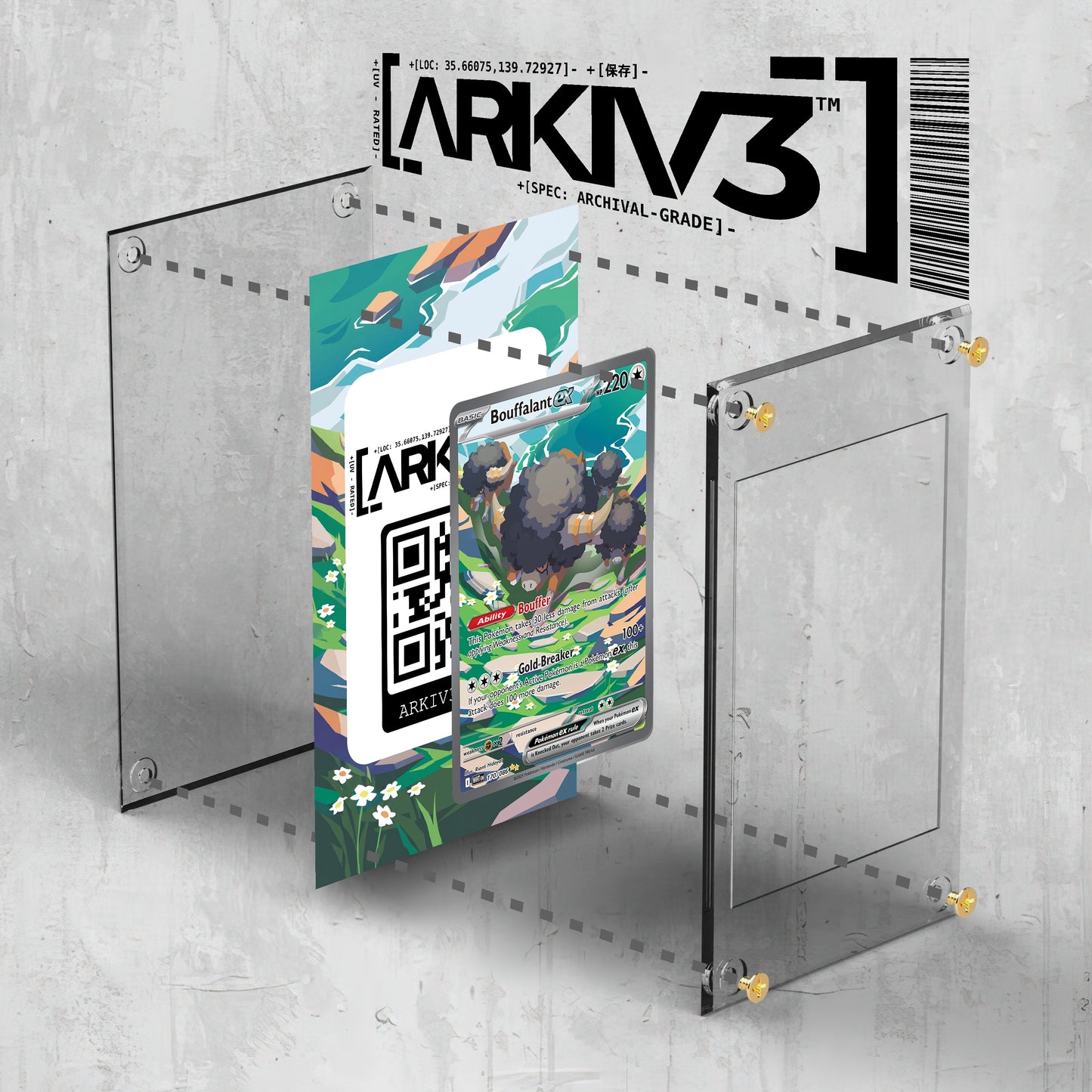 [UNIT: 170/86] // Bouffalant ex Extended Art Display Case - Raw