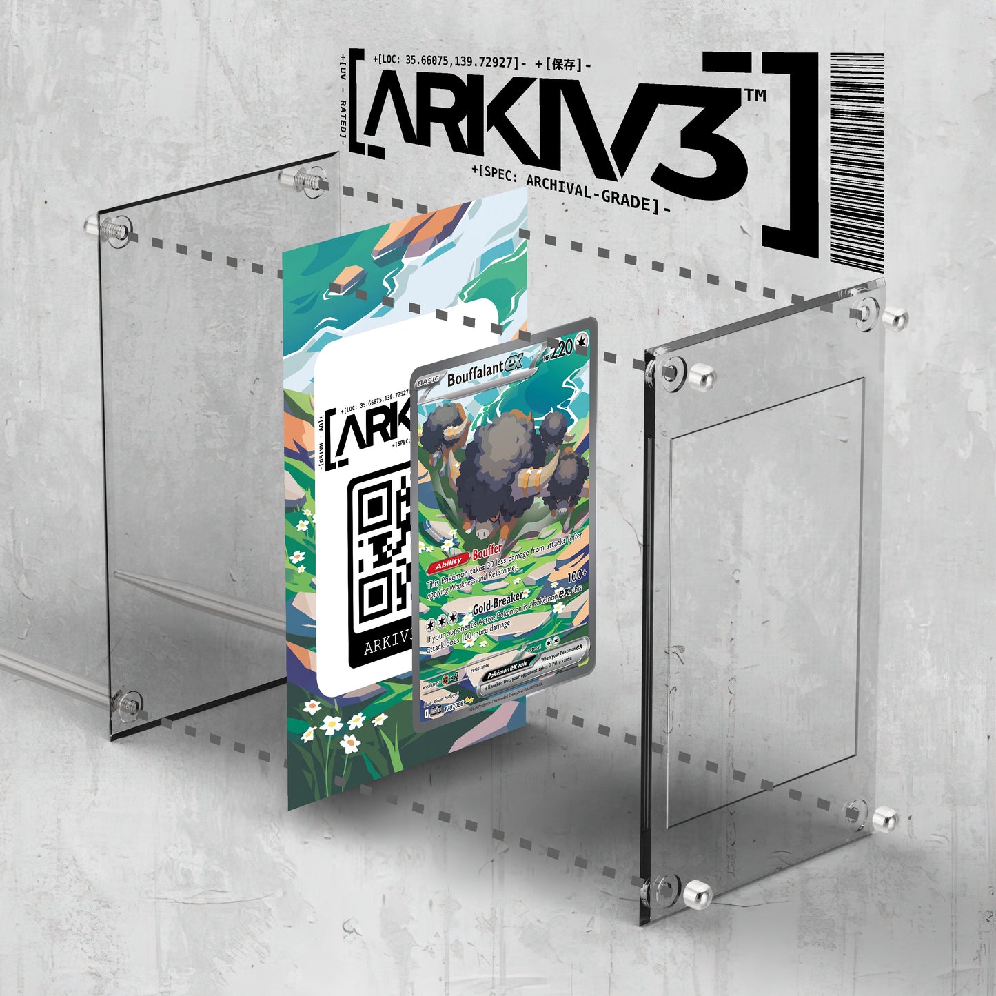 [UNIT: 170/86] // Bouffalant ex Extended Art Display Case - Raw