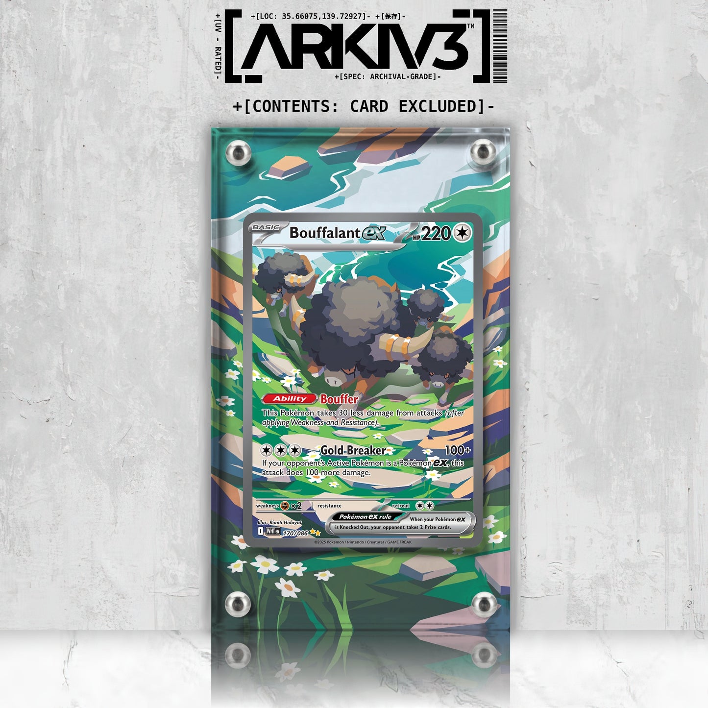 [UNIT: 170/86] // Bouffalant ex Extended Art Display Case - Raw