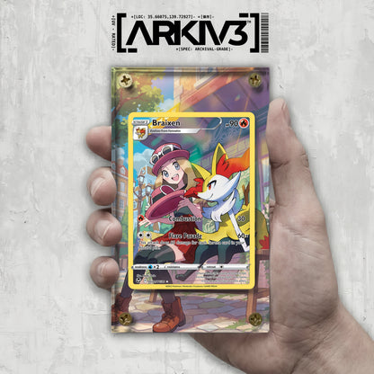 [UNIT: TG01/TG30] // Braixen Extended Art Display Case - Raw