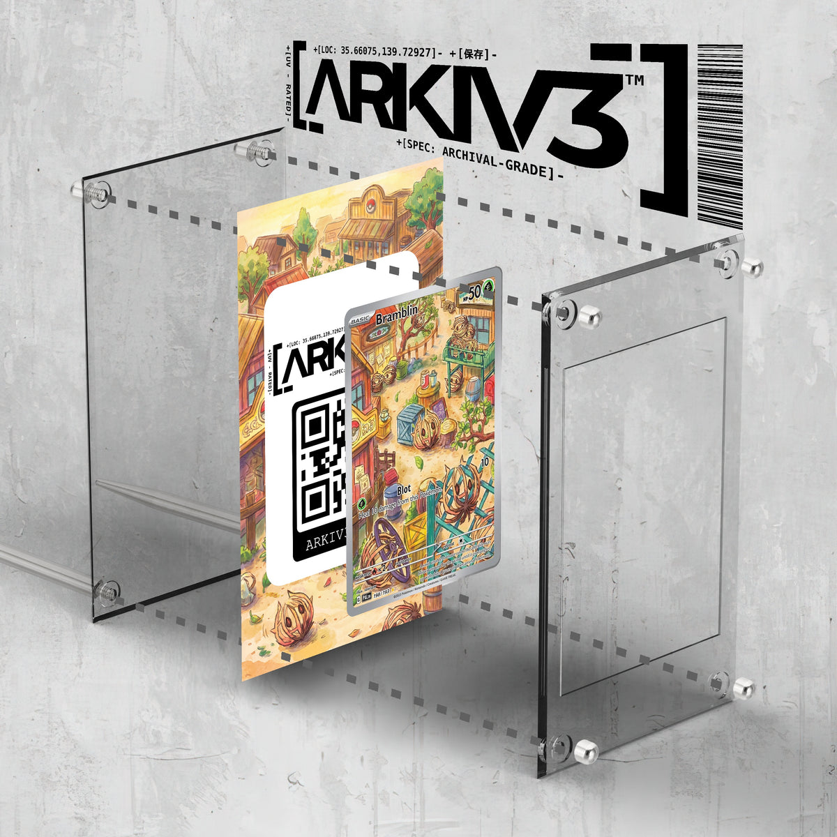 [UNIT: 198/193] // Bramblin Extended Art Display Case - Raw