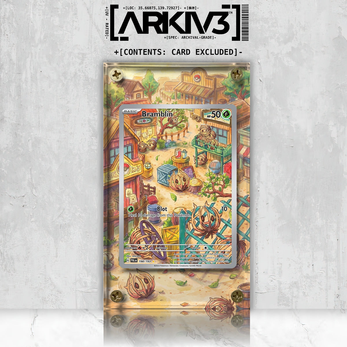 [UNIT: 198/193] // Bramblin Extended Art Display Case - Raw