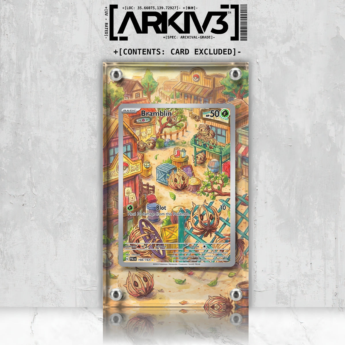 [UNIT: 198/193] // Bramblin Extended Art Display Case - Raw