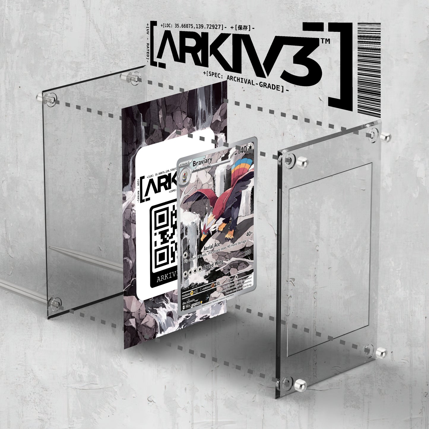 [UNIT: 155/86] // Braviary Extended Art Display Case - Raw
