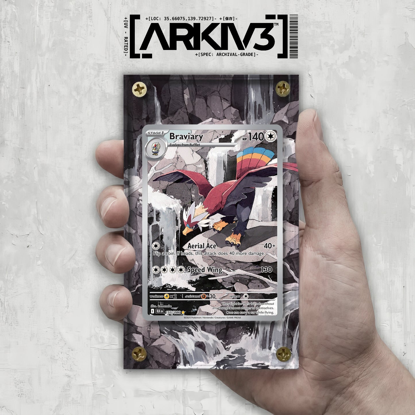 [UNIT: 155/86] // Braviary Extended Art Display Case - Raw