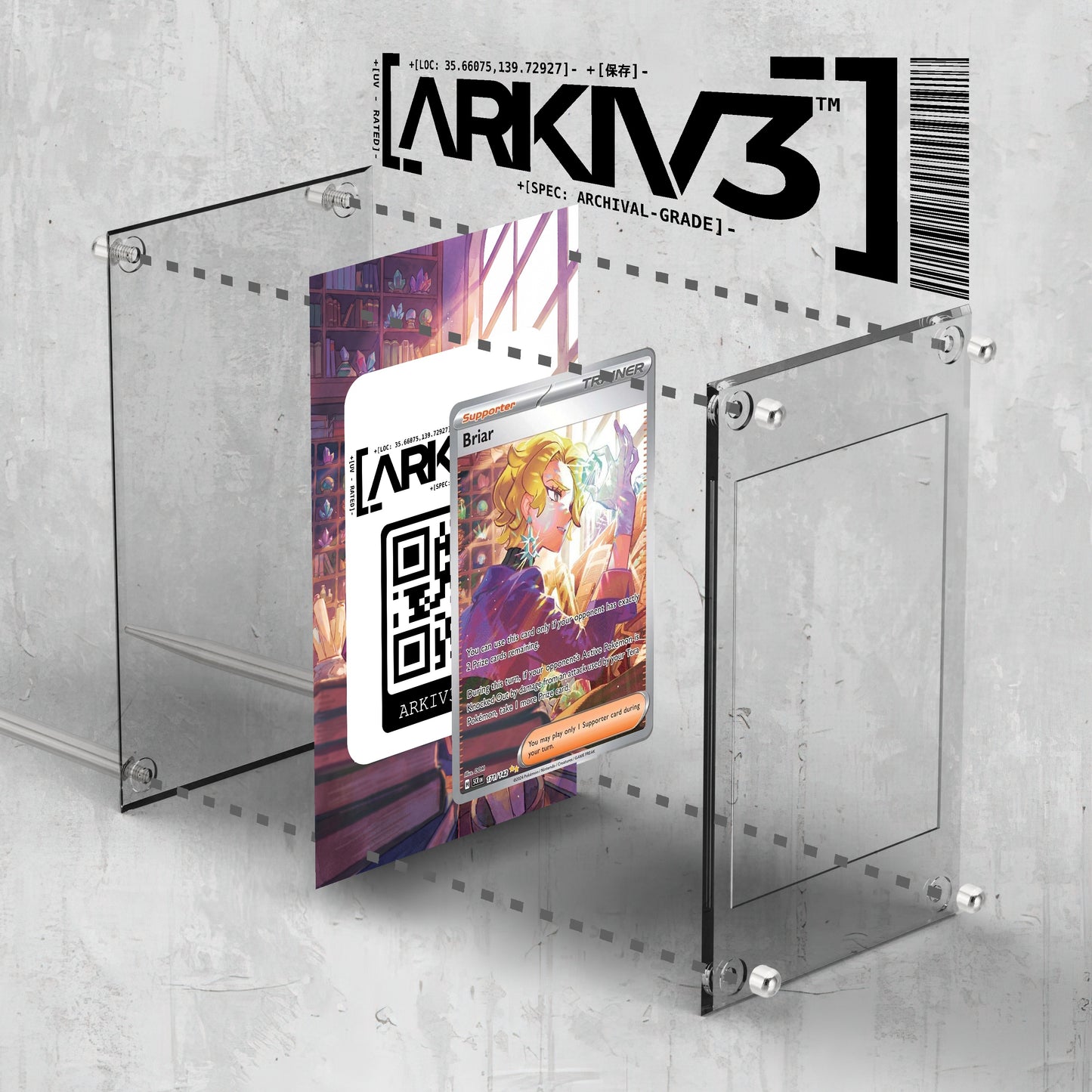 [UNIT: 171/142] // Briar Extended Art Display Case - Raw
