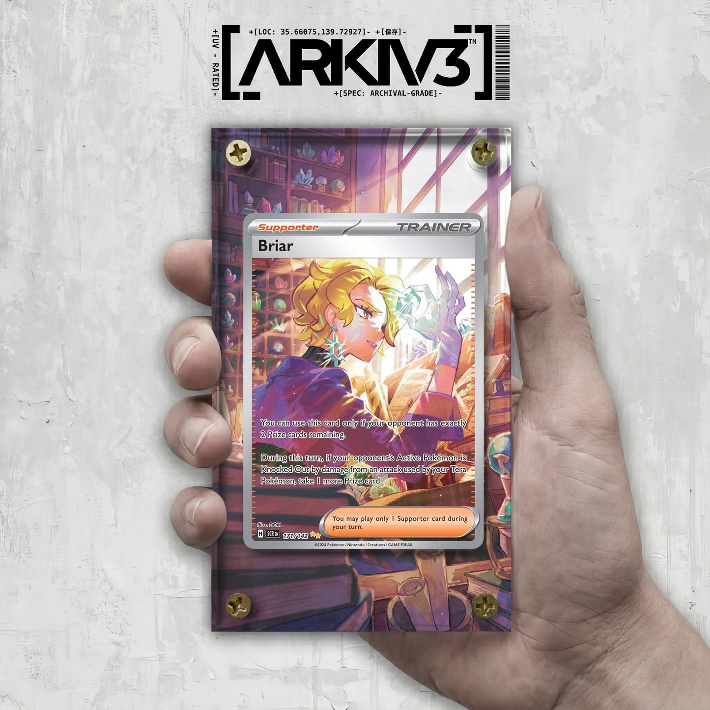 [UNIT: 171/142] // Briar Extended Art Display Case - Raw