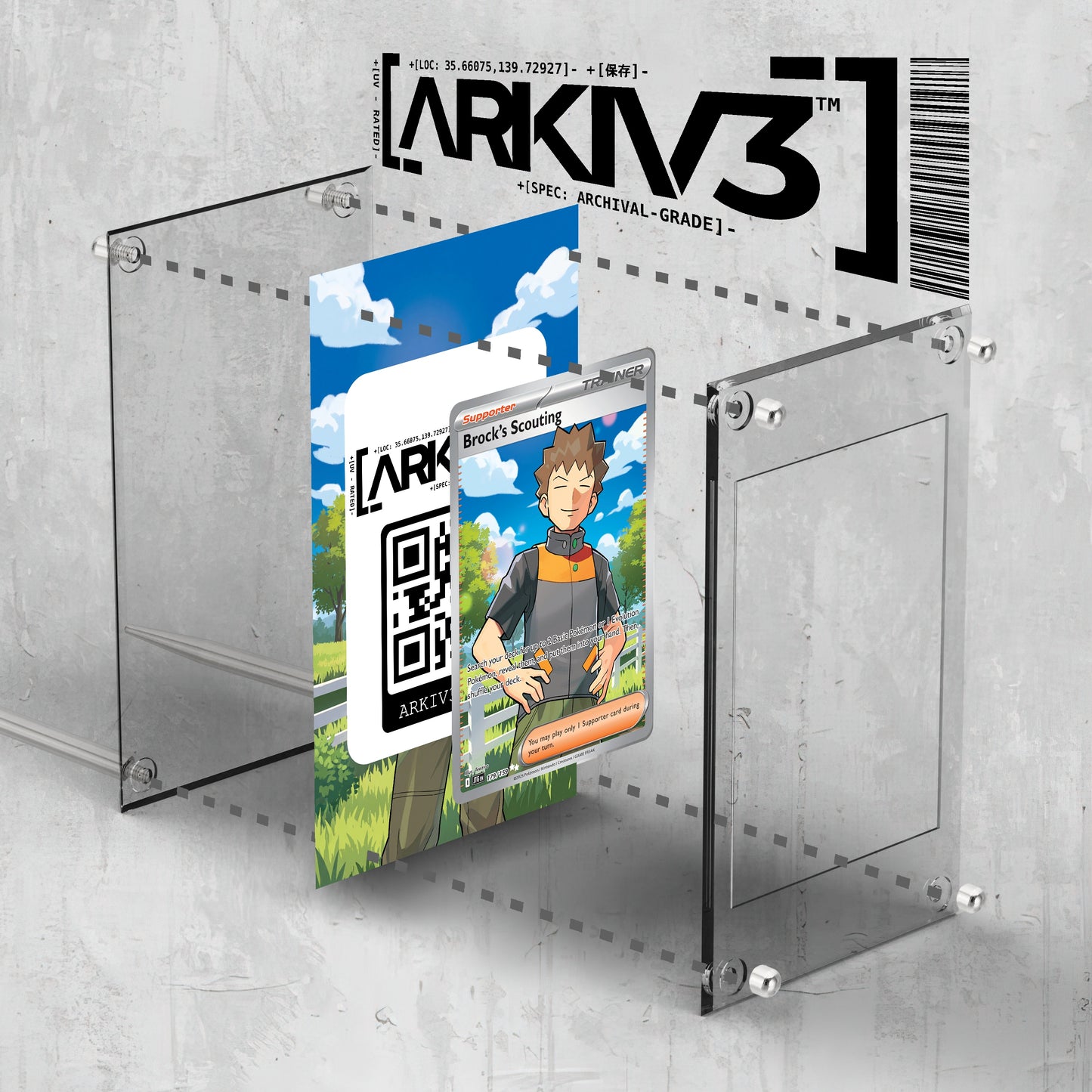 [UNIT: 179/159] // Brock's Scouting Extended Art Display Case - Raw