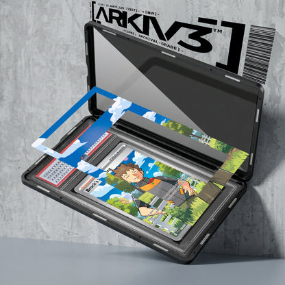 ARKIV3 PSA graded exploded mockup