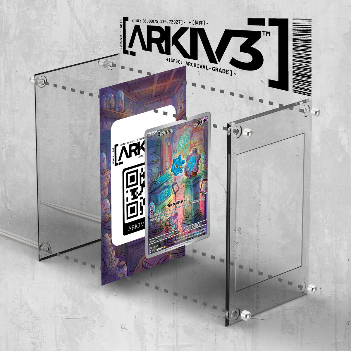 [UNIT: 170/162] // Bronzor Extended Art Display Case - Raw