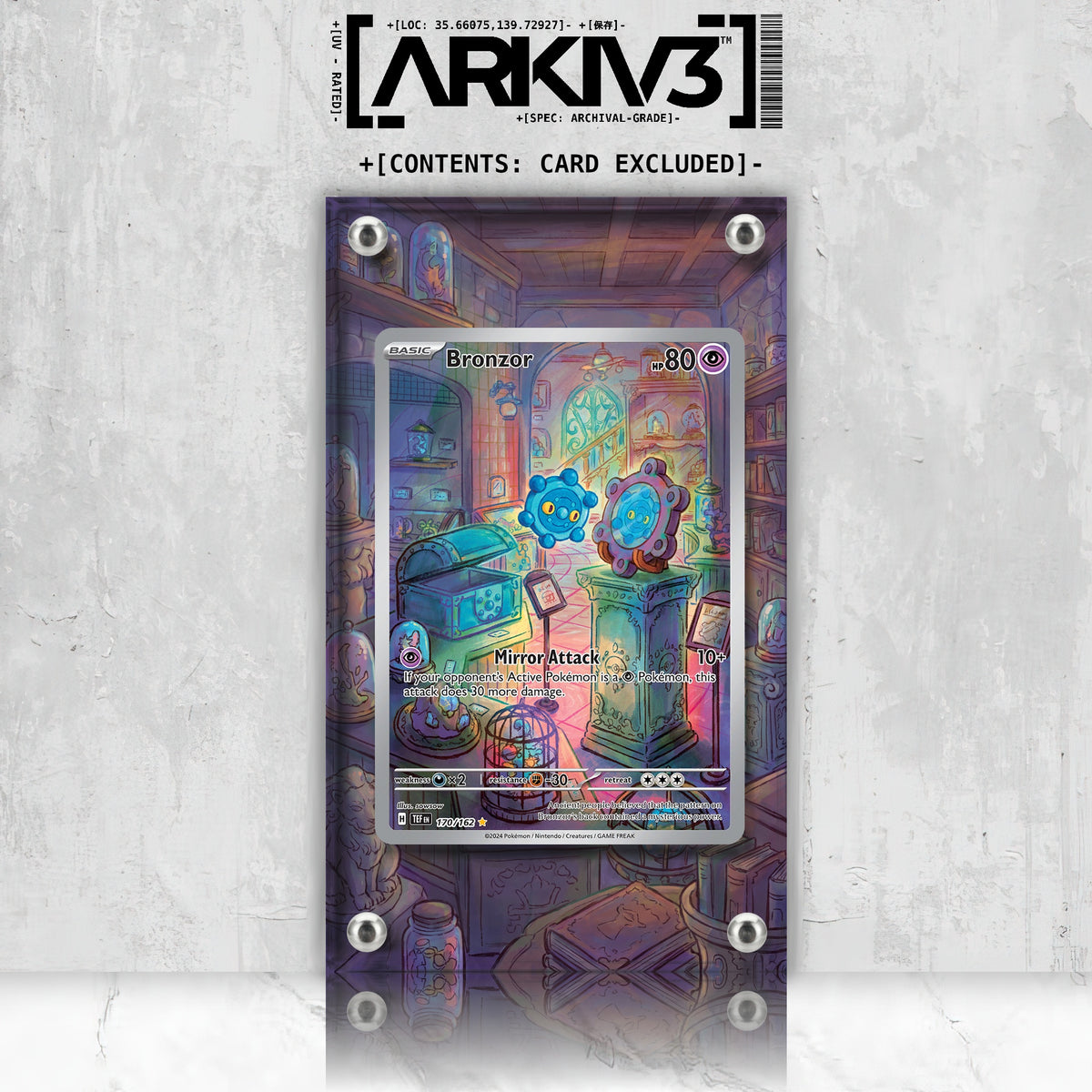 [UNIT: 170/162] // Bronzor Extended Art Display Case - Raw