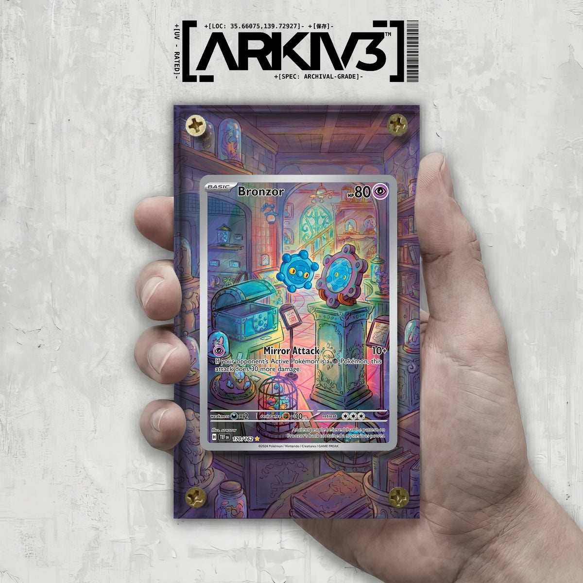 [UNIT: 170/162] // Bronzor Extended Art Display Case - Raw