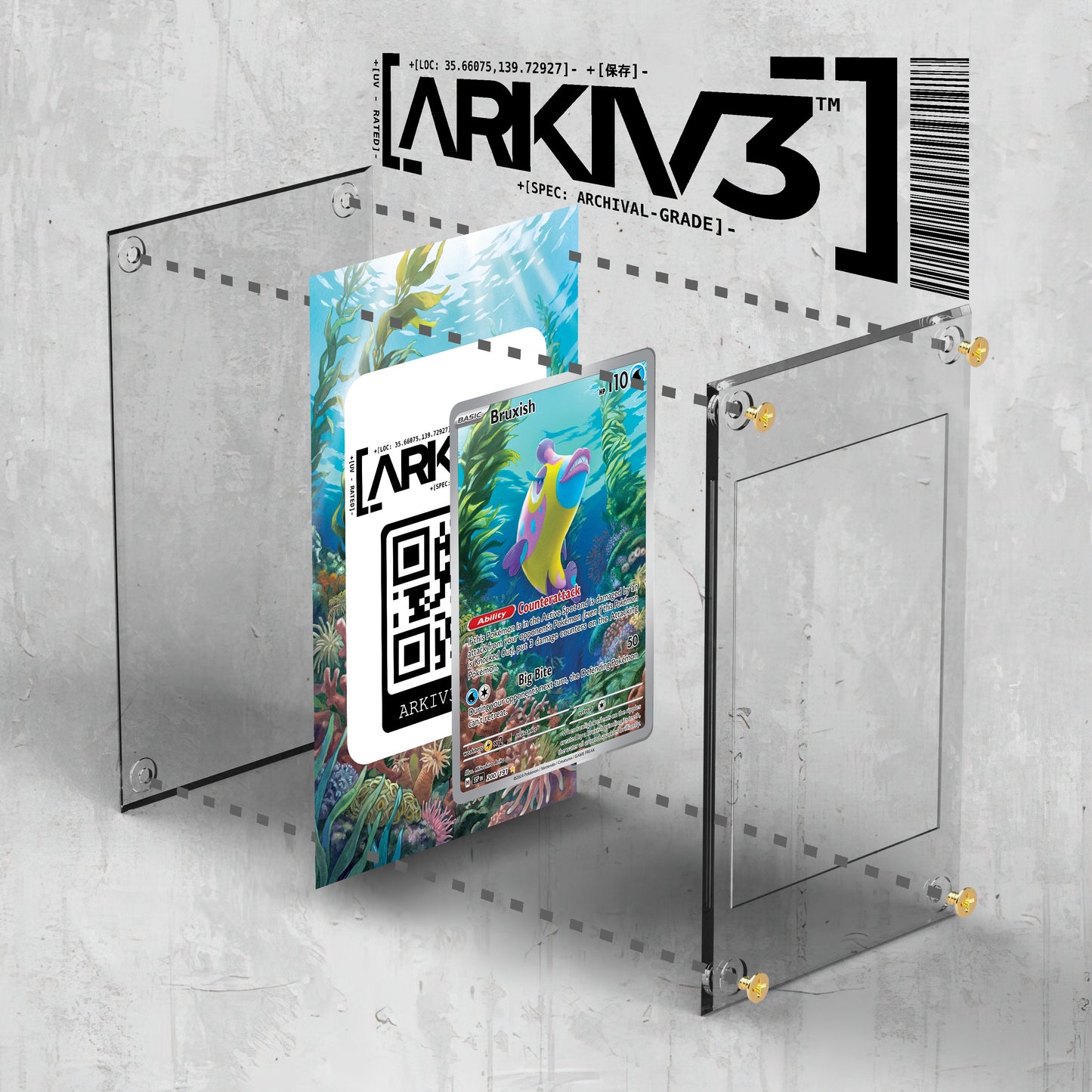[UNIT: 200/191] // Bruxish Extended Art Display Case - Raw