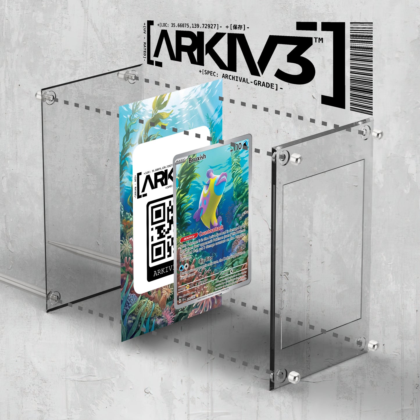 [UNIT: 200/191] // Bruxish Extended Art Display Case - Raw